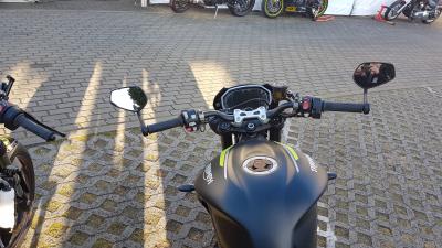 CNC Schutzcase für das 765 RS Dashboard silber (gefräst)